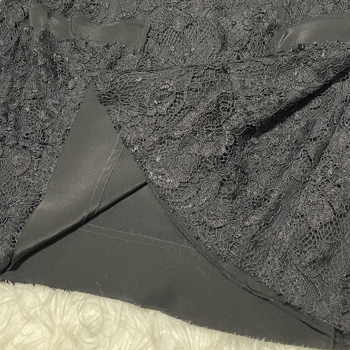 Dolce & Gabbana DOLCE & GABBANA Floral Lace Short Sleeve Dress 40 Black Size S / US 4 / IT 40 - 12 Thumbnail