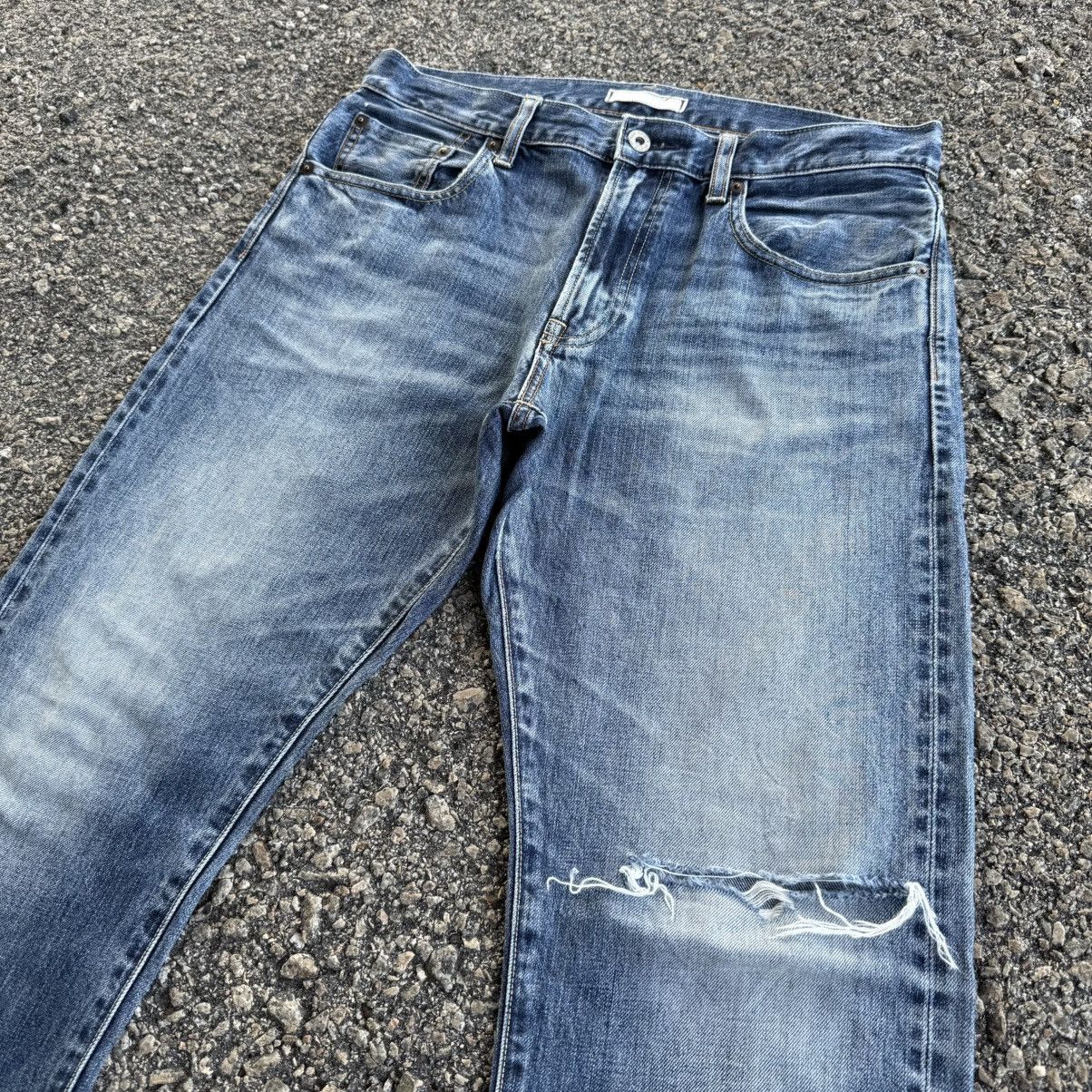 Japanese Brand VINTAGE JAPANESE SELVEDGE DENIM STRAIGHT FADED JEANS PANTS Size US 33 - 5 Thumbnail