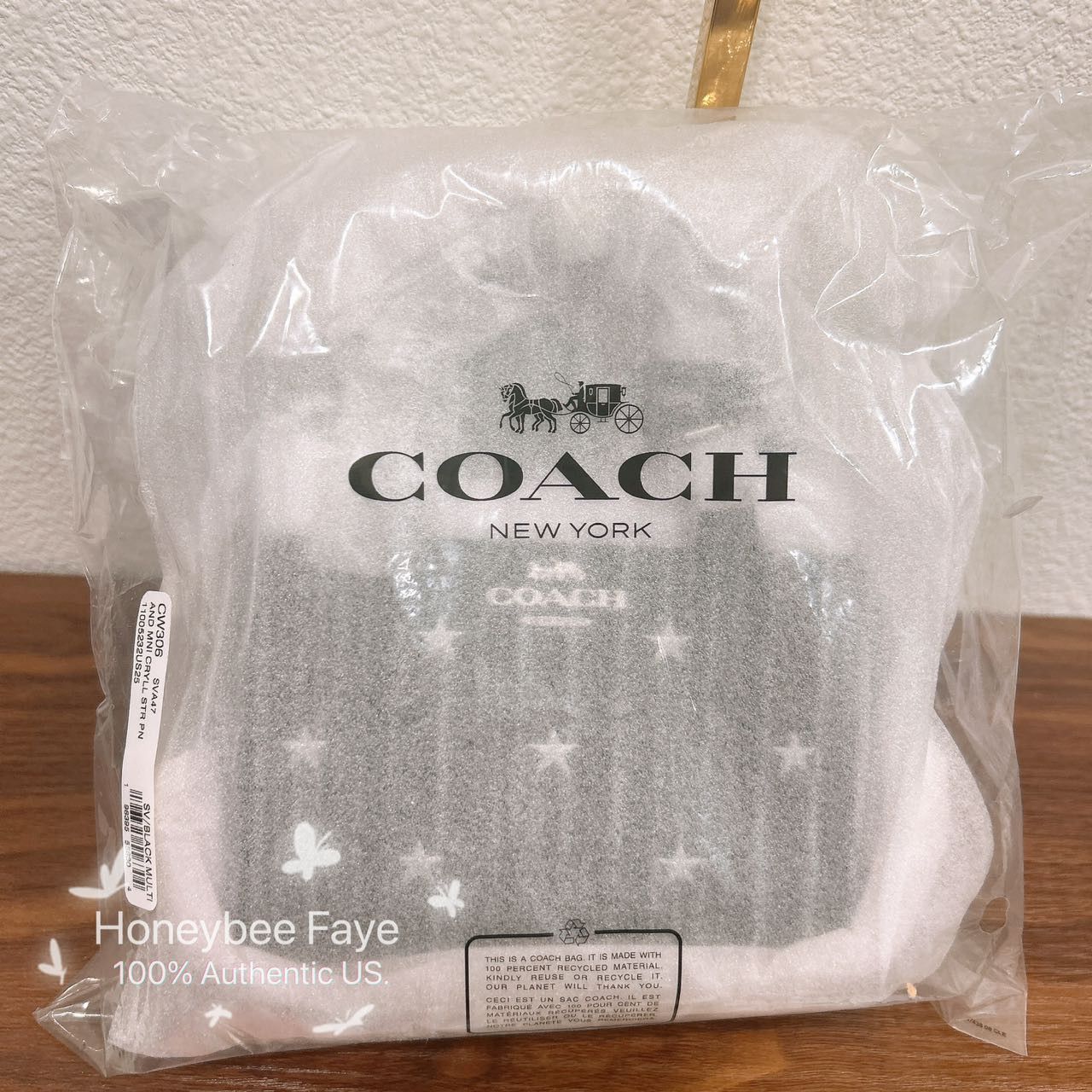 Coach Andrea Mini Carryall Bag With Star Print CW306 Size ONE SIZE - 5 Thumbnail