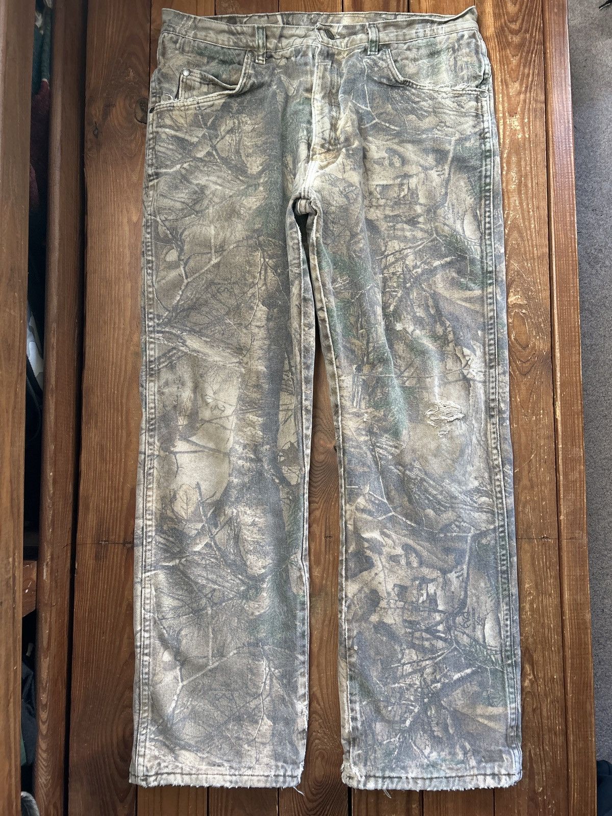 Realtree × Vintage × Wrangler Vintage 90s Real Tree Camo Wrangler Insulated Pants Size US 34 / EU 50 - 1 Thumbnail