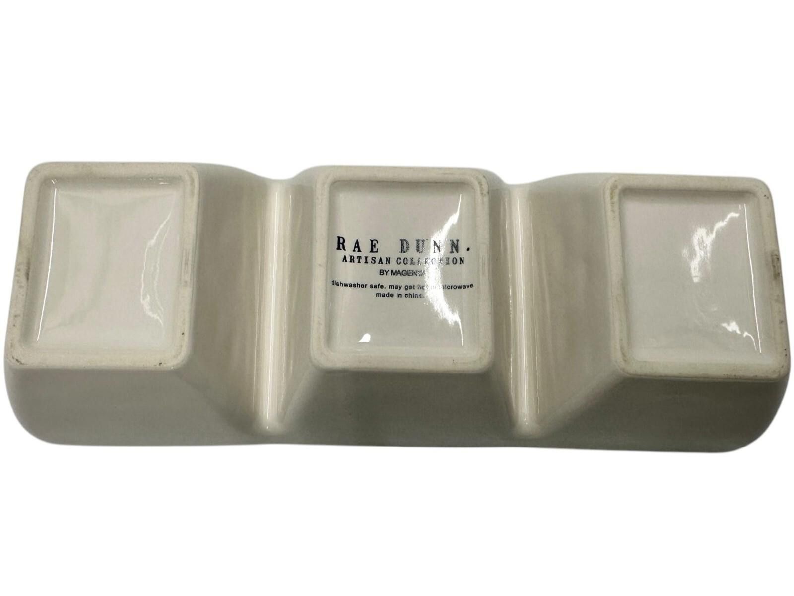 Other Rae Dunn Artisan Bicycle-Themed Divided Stoneware Dish Size ONE SIZE - 2 Thumbnail