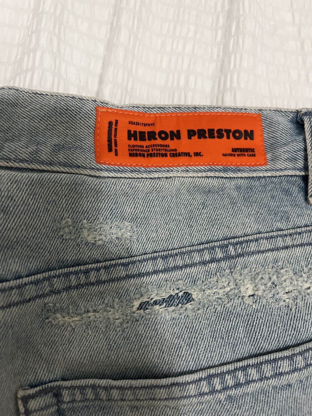 Heron Preston heron preston distressed jeans Size US 34 / EU 50 - 4 Thumbnail