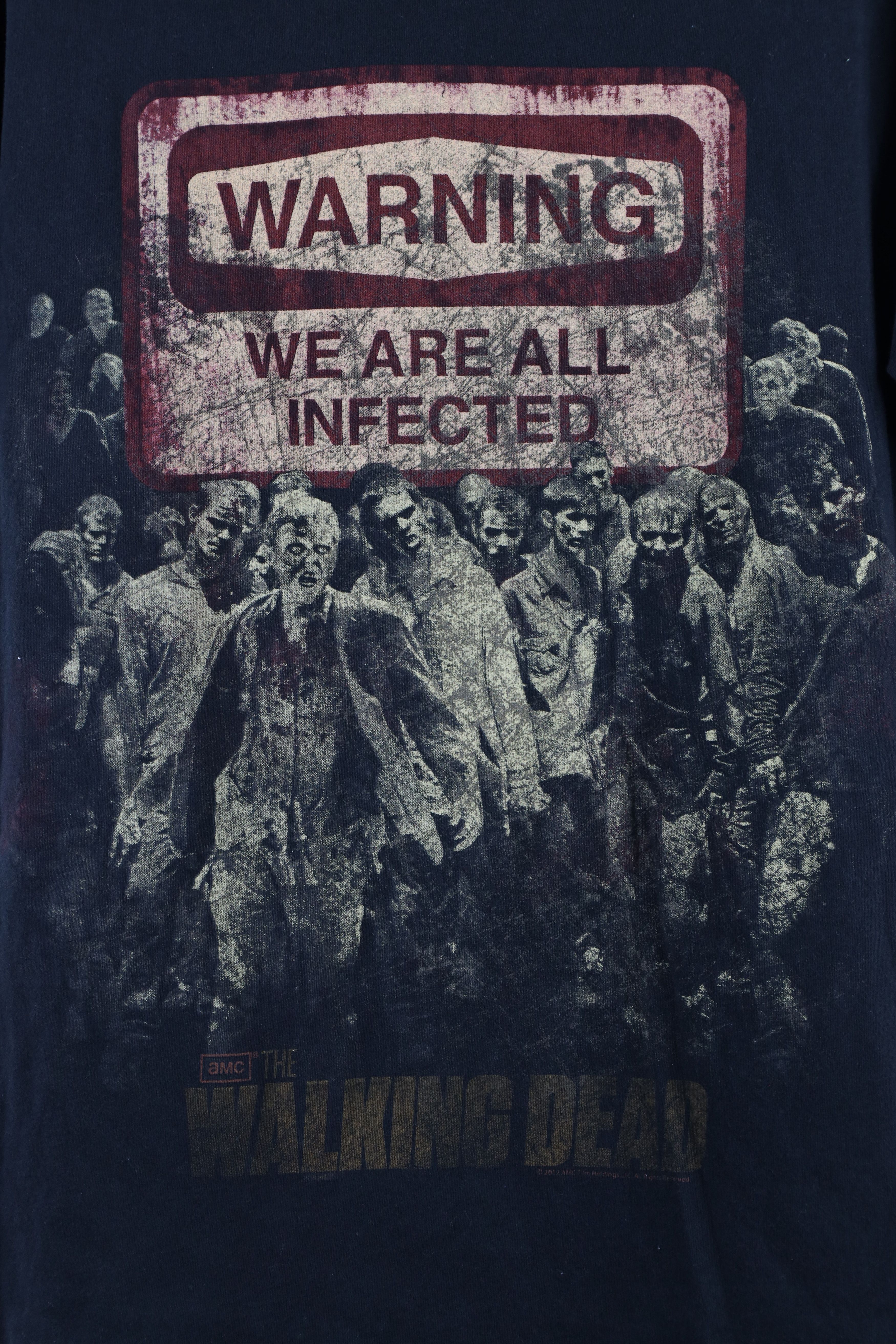 Vintage Vintage Y2K The Walking Dead Zombies All Over Print T-Shirt Size US L / EU 52-54 / 3 - 4 Thumbnail