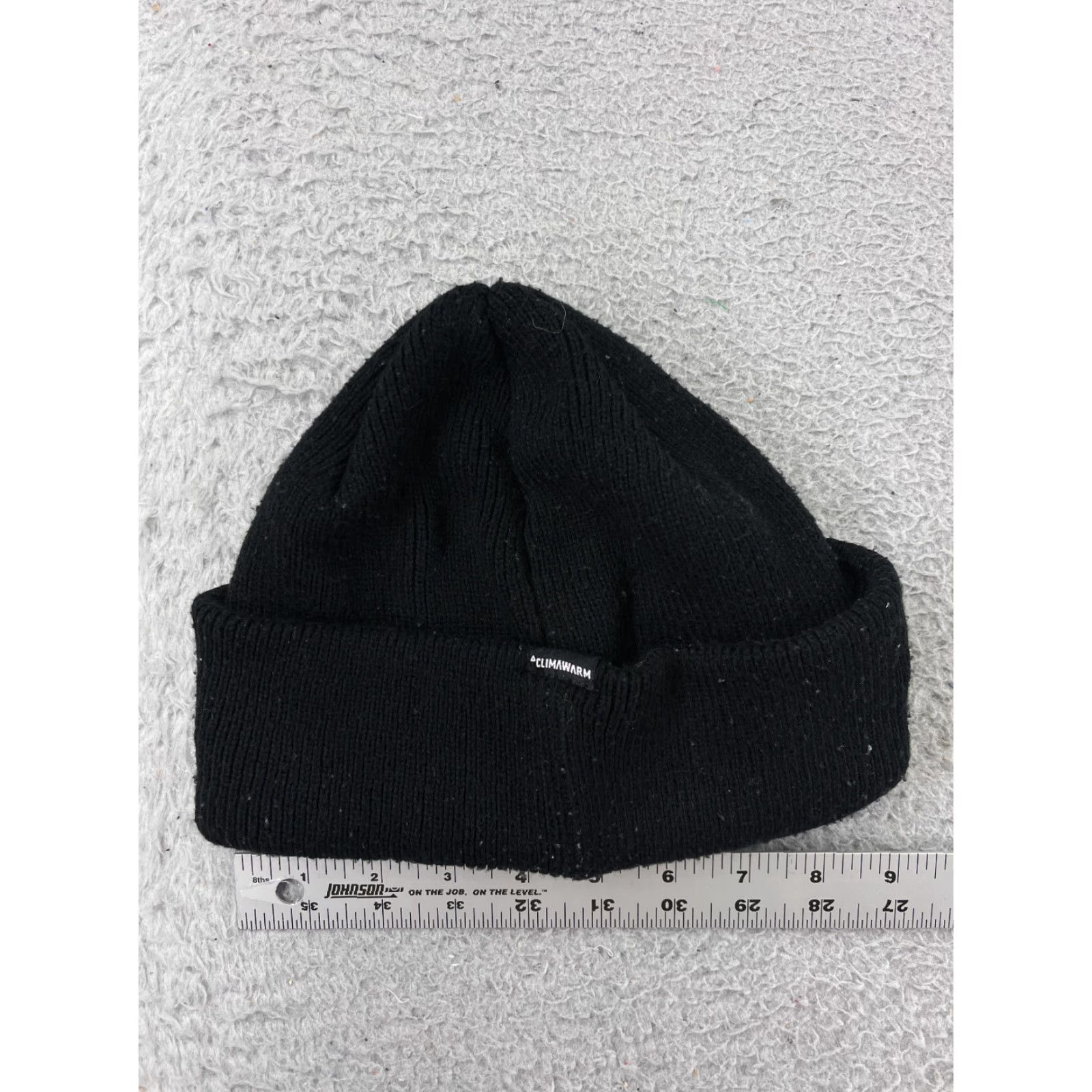 Adidas VINTAGE not applicable; item is Adidas Beanie Toque Adult One Size Black Knit Climawarm 100% Acrylic Snow Ski Size ONE SIZE - 3 Thumbnail