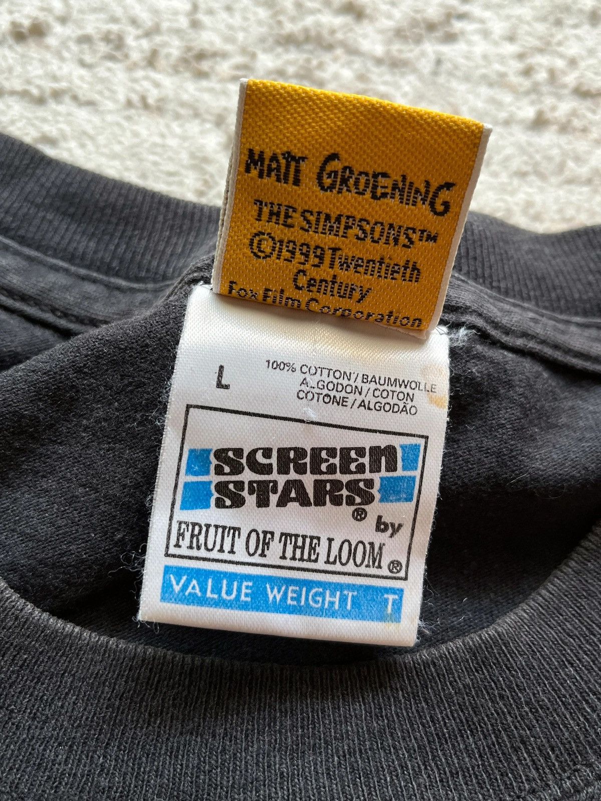 The Simpsons The Simpsons Matt Groening 1999 Bart & Homer Zorro Duff Size US L / EU 52-54 / 3 - 9 Thumbnail