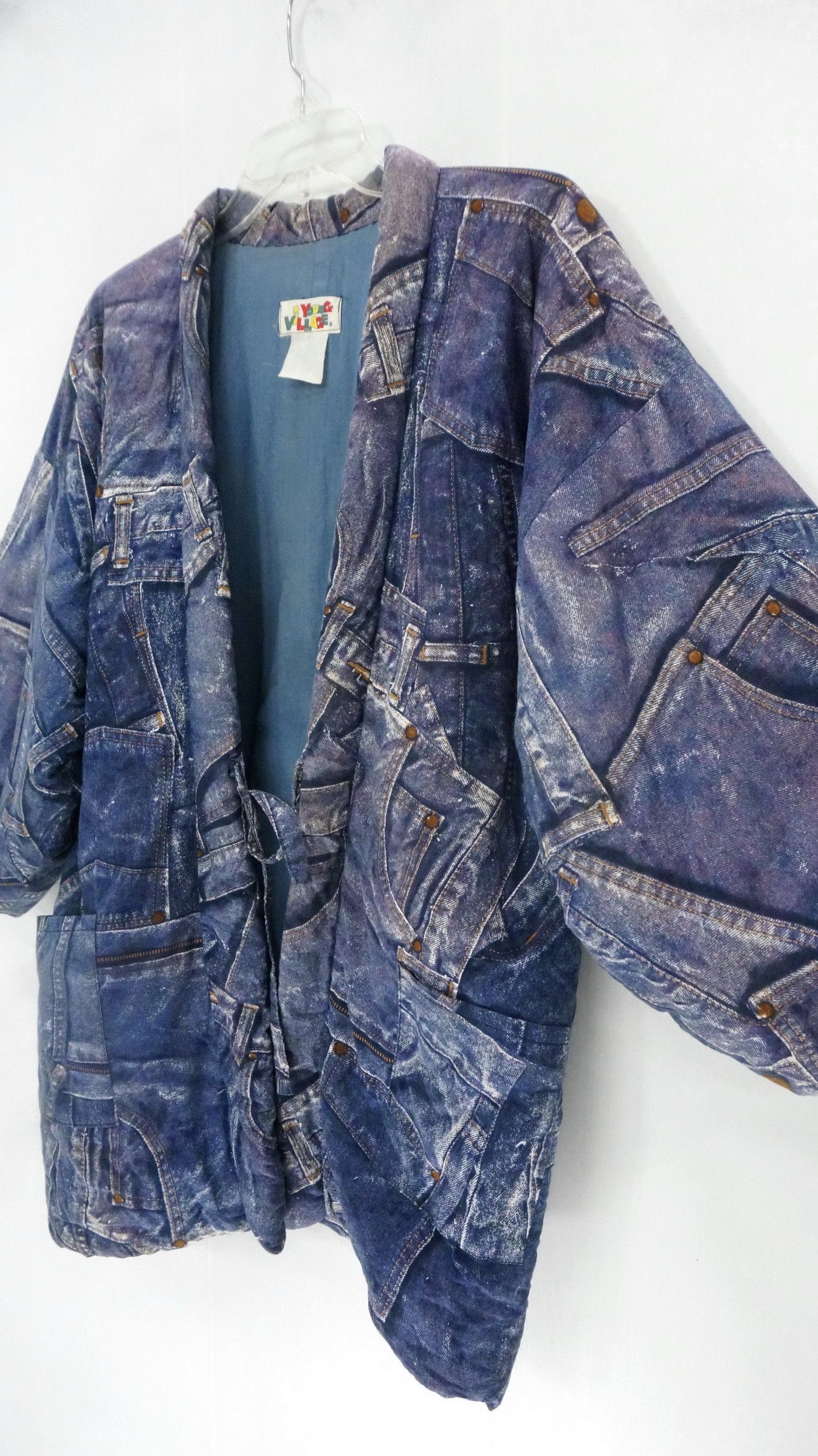 Japanese Brand Rare Vintage 80s Young Village Padded Japan Kimono Size US M / EU 48-50 / 2 - 2 Thumbnail