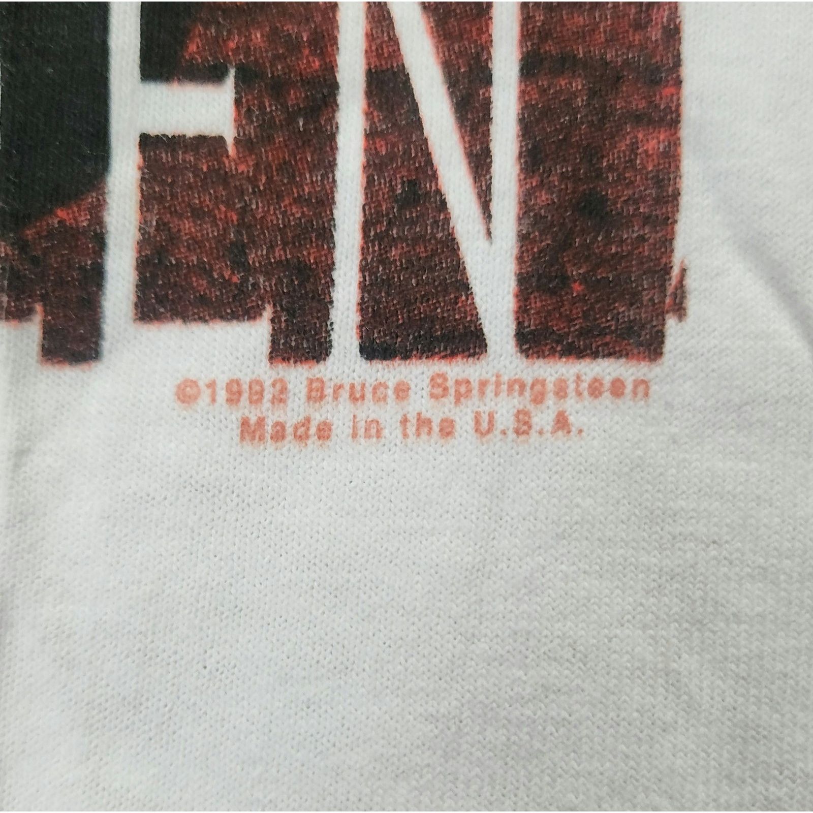 Hanes Authentic Vtg Bruce Springsteen Lucky Town 1992 Tour Shirt L Size US L / EU 52-54 / 3 - 3 Thumbnail