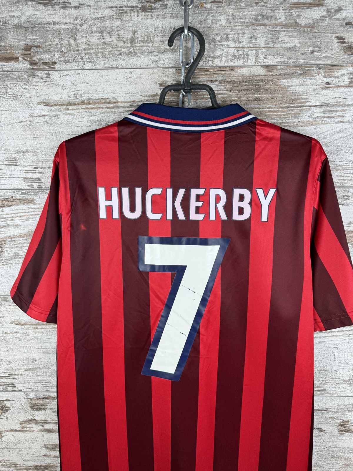 Umbro × Vintage Mens Vintage Umbro England National Team Huckerby T-shirt Size US XL / EU 56 / 4 - 12 Thumbnail