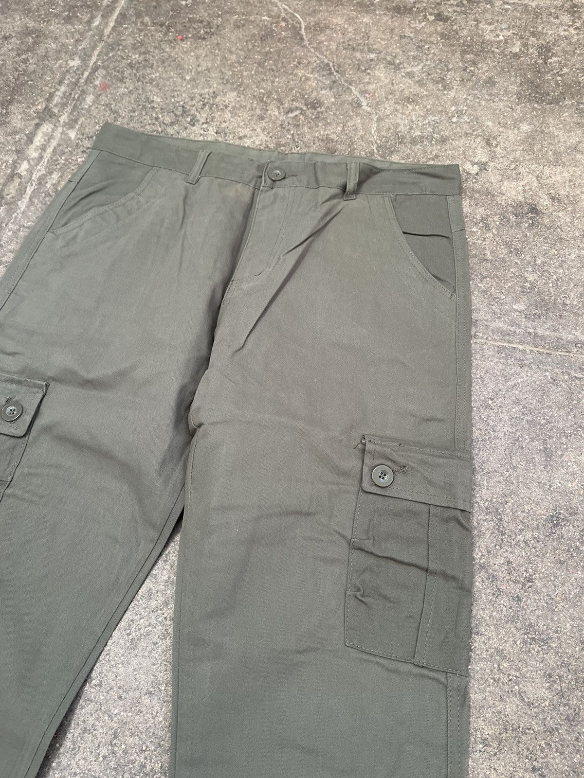 Other Vintage Cargo Pants Olive Size US 29 - 2 Thumbnail