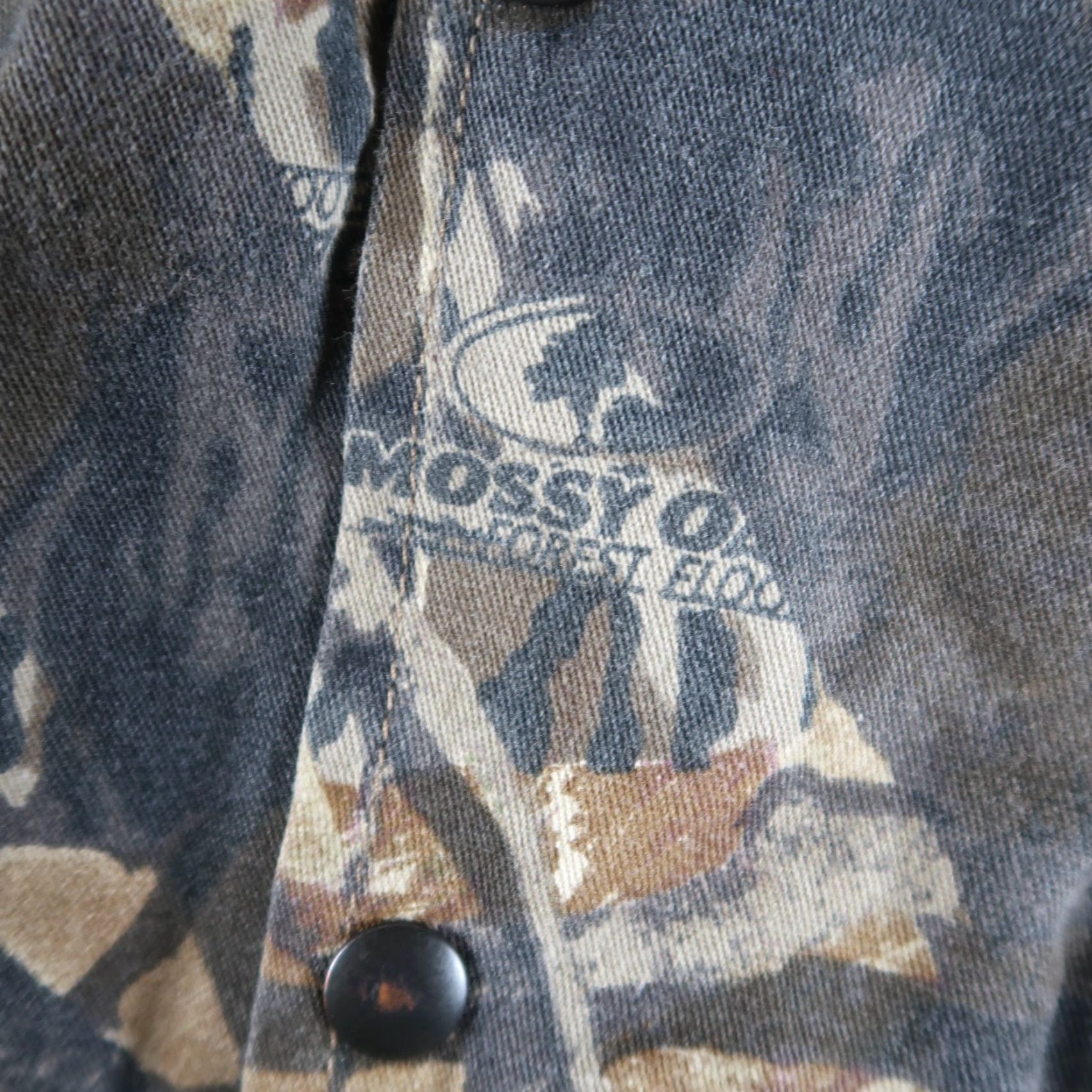 Jerzees VINTAGE Jerzees Bomber Jacket 2XL Mossy Oak Floor Camouflage Lined Snap Outdoors Mens Jacket Size US XXL / EU 58 / 5 - 5 Thumbnail