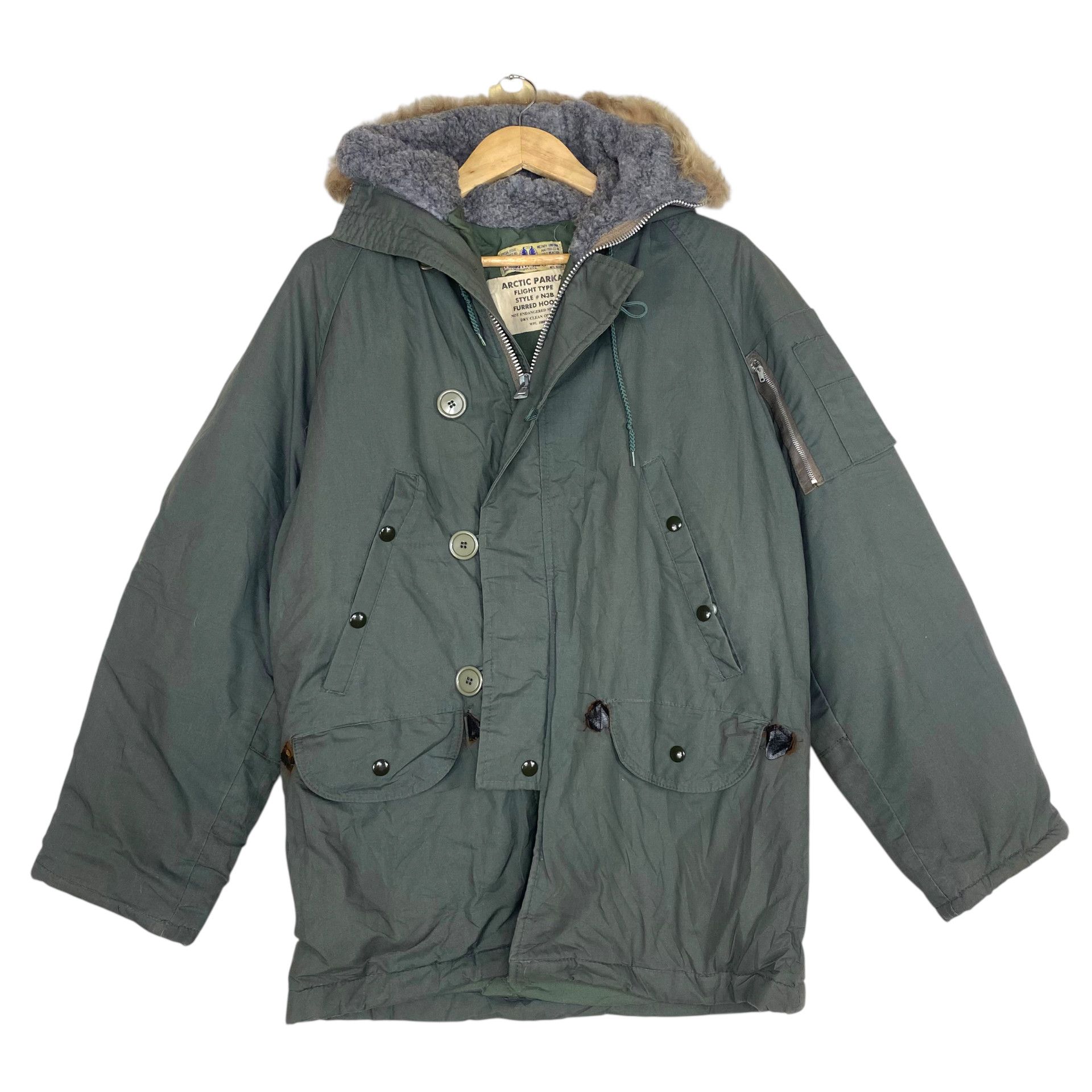 Vintage 💥 CORINTH MFG TYPE N3B MILITARY PARKA JACKET Size US M / EU 48-50 / 2 - 1 Thumbnail
