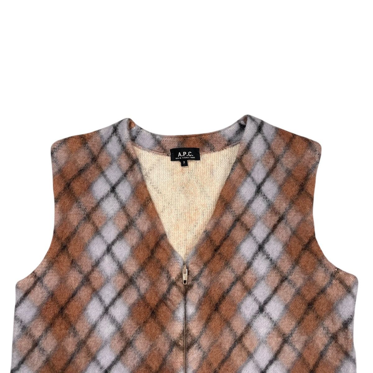 A.P.C. A.P.C Rue De Fleurus Paris Vest Wool Size US M / EU 48-50 / 2 - 2 Thumbnail