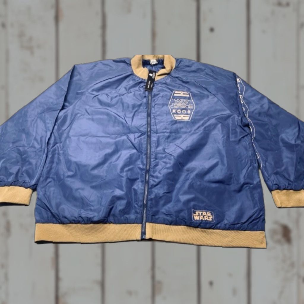 Star Wars Star Wars NWT CultureFly Numidian Prime Sabacc League Blue Track Jacket Mens 3XL Size US XXL / EU 58 / 5 - 1 Thumbnail