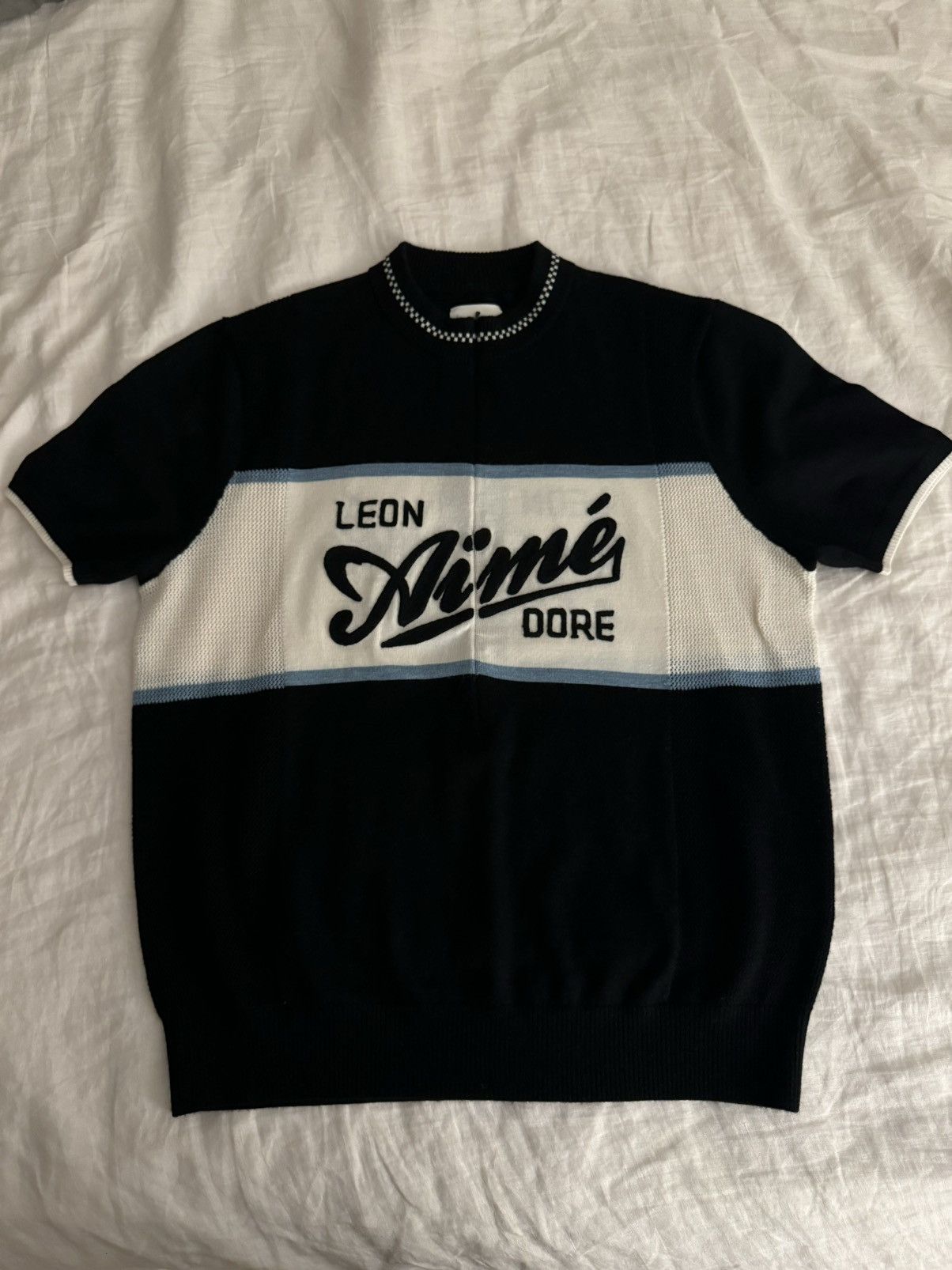 Aime Leon Dore Knit Cycling Jersey Size US L / EU 52-54 / 3 - 1 Thumbnail