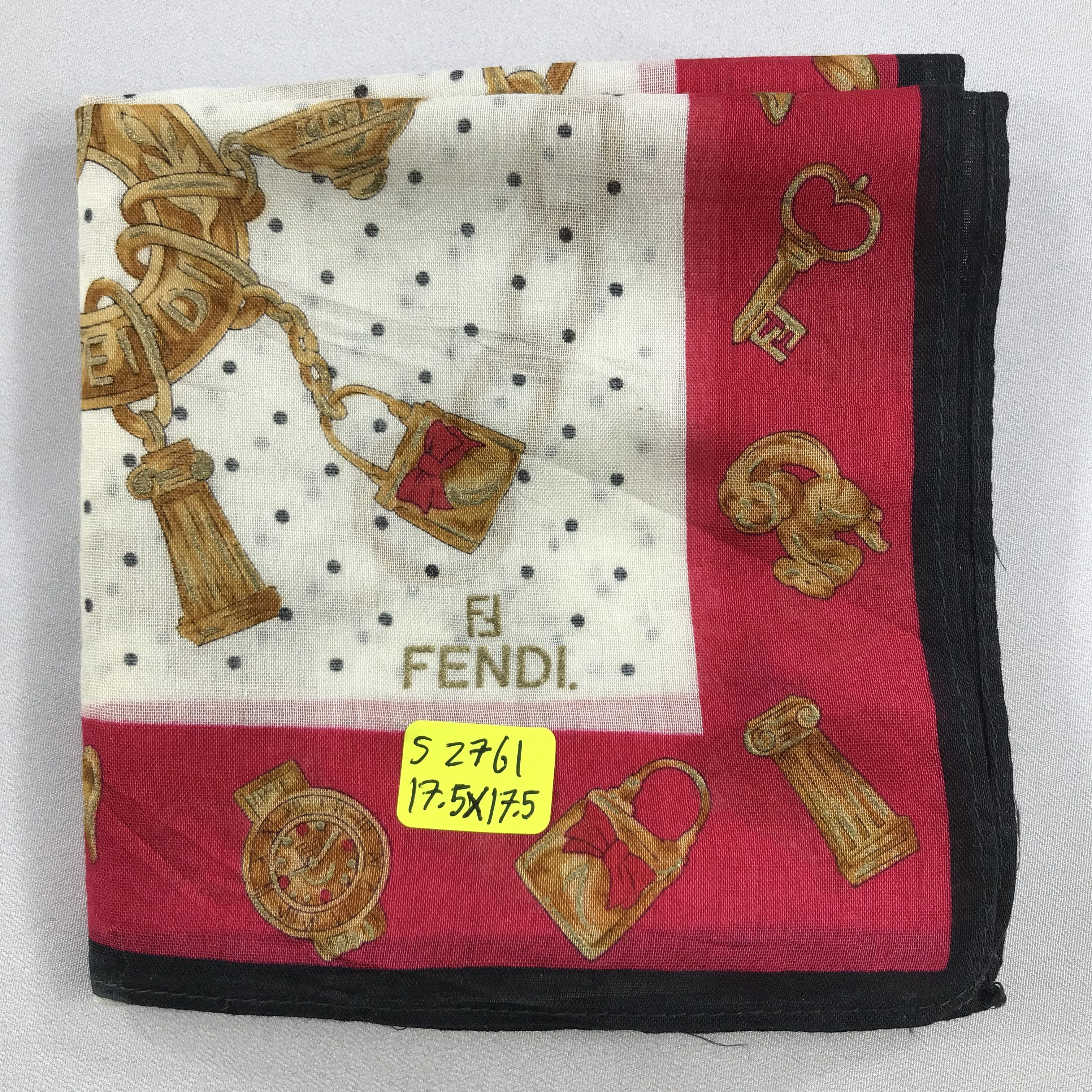 Vintage Vintage Fendi Bandana / Handkerchief / Neckerchief - S2761A Size ONE SIZE - 5 Thumbnail