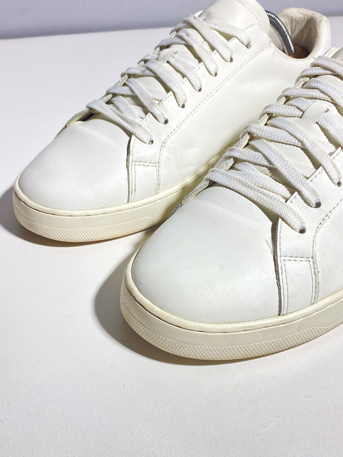 Palm Angels Palm Angels Teddy Bear Logo White Leather Sneakers Size US 10 / EU 43 - 10 Thumbnail