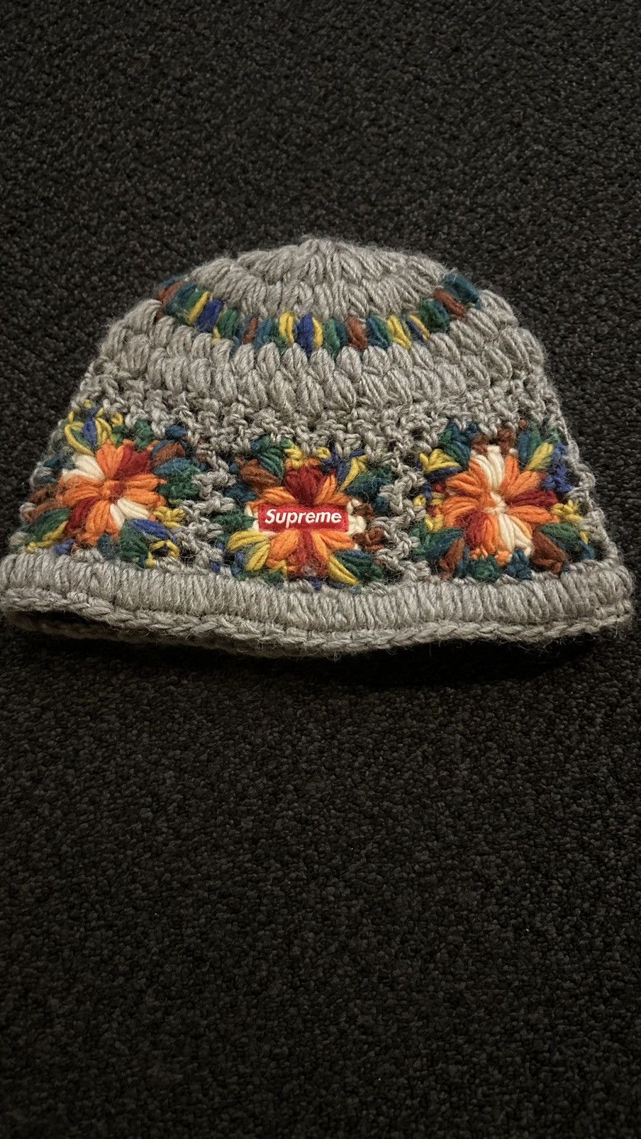 Supreme Crochet Beanie Supreme Crochet Beanie Green SS25 Hand Knit