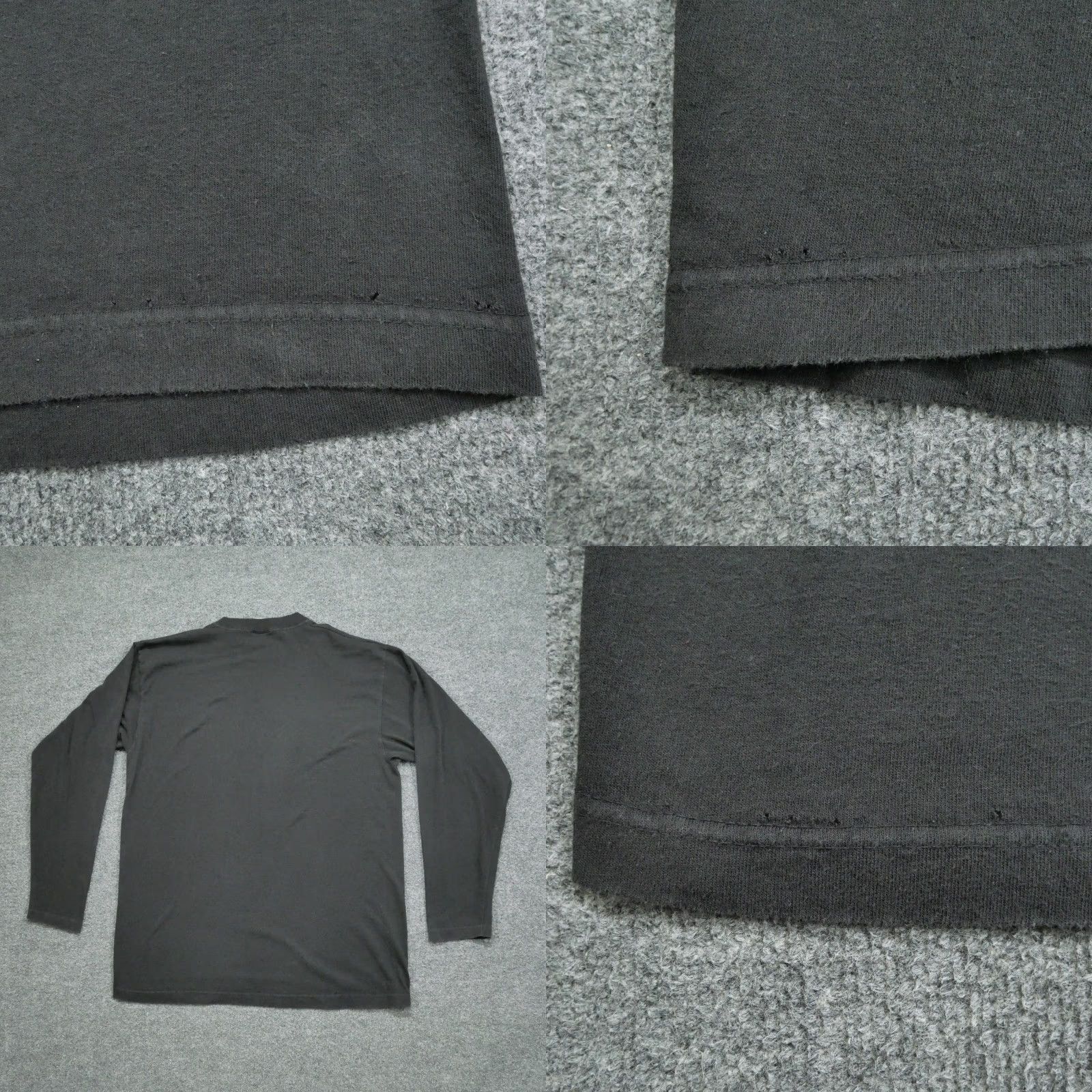 Vintage VINTAGE UnionBay T Shirt Mens L Black 90s Graphic Print Crew Neck Long Sleeve Size US L / EU 52-54 / 3 - 8 Thumbnail