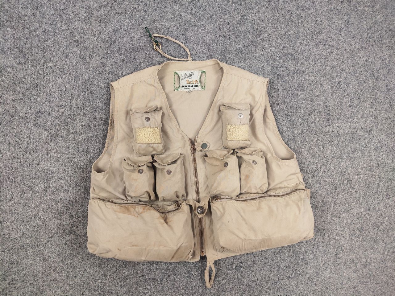 Vintage Rare Vintage 40~50's Masland Tac-L-Pac Fly Hunting Fish Vest Size US M / EU 48-50 / 2 - 2 Thumbnail