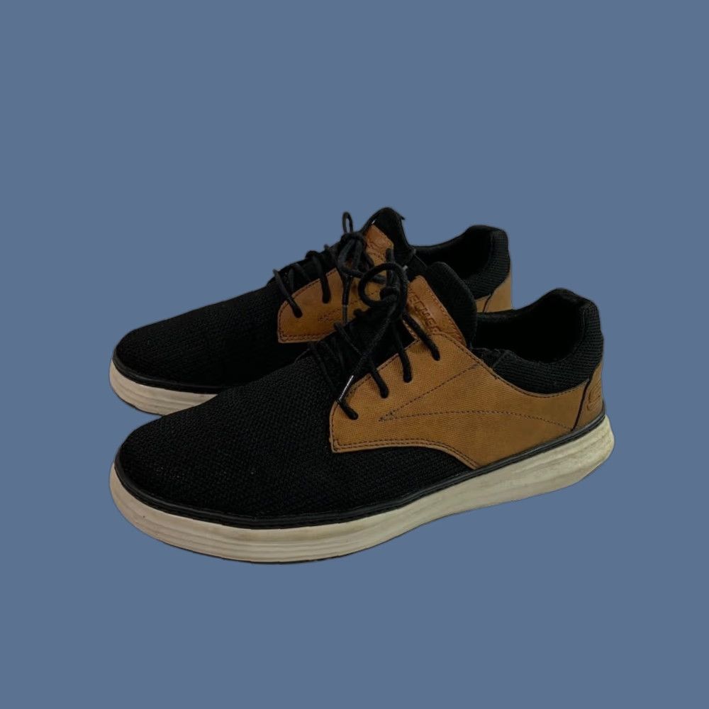 SKECHERS Skechers Mens Moreno Sneaker Size 10 Black Brown 204051 Shoes Size US 10 / EU 43 - 1 Thumbnail