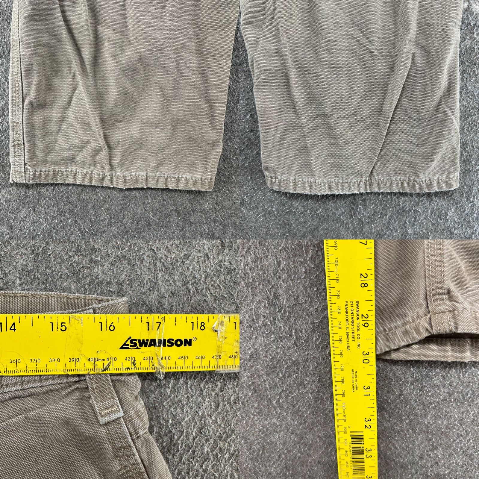 Carhartt Carhartt Pants Mens 33x30 Brown Carpenter Canvas Loose Fit Workwear Regular Brown 33 x 30 Mens Pants Carpenter Workwear Carhartt Size US 33 - 9 Thumbnail