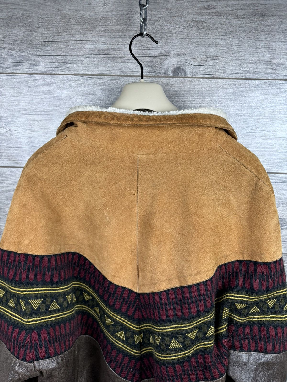 Unique warm rare vintage bomber jacket of the 80s from Skin