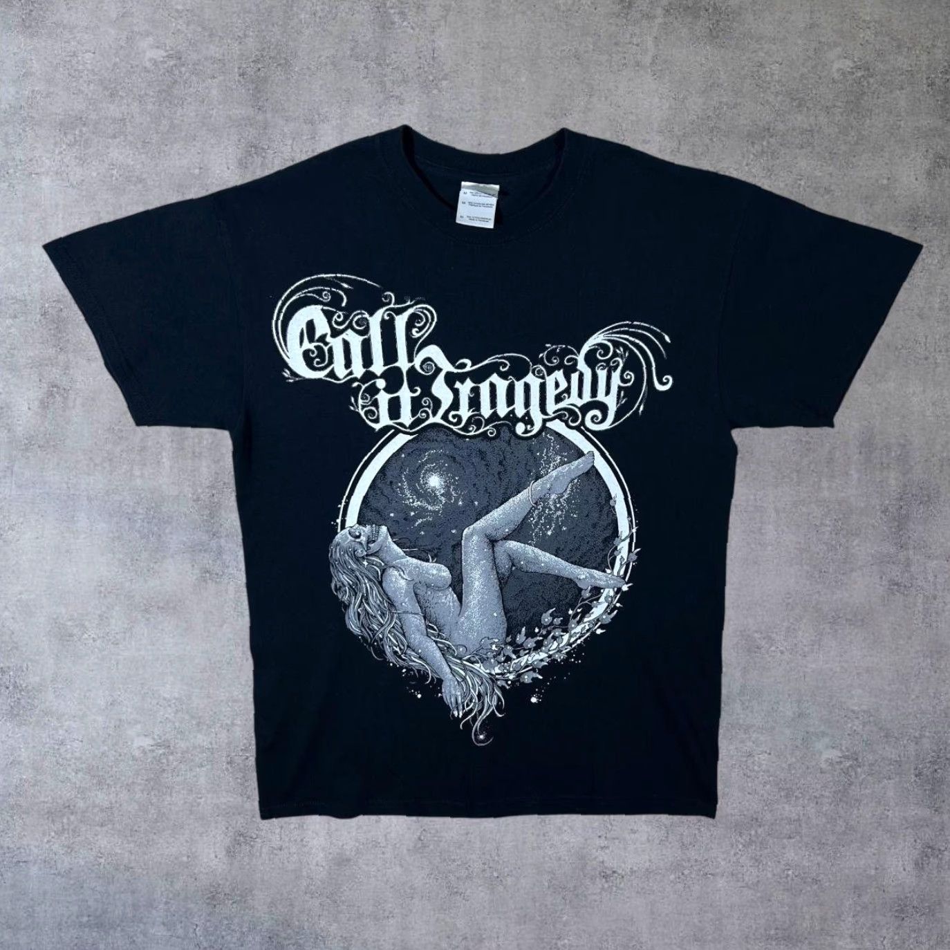Gildan Gildan Call It Tragedy Graphic Spellout Metalcore Heavy Metal Band Black T-Shirt M Mens Black Graphic spellout print to front 2000s style - #GZ161 Size US M / EU 48-50 / 2 - 2 Thumbnail