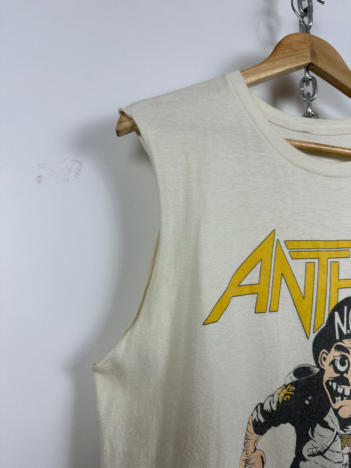 Band Tees 1987 Vintage Anthrax Skate Mosh It Up Sleeveless Size US M / EU 48-50 / 2 - 7 Thumbnail