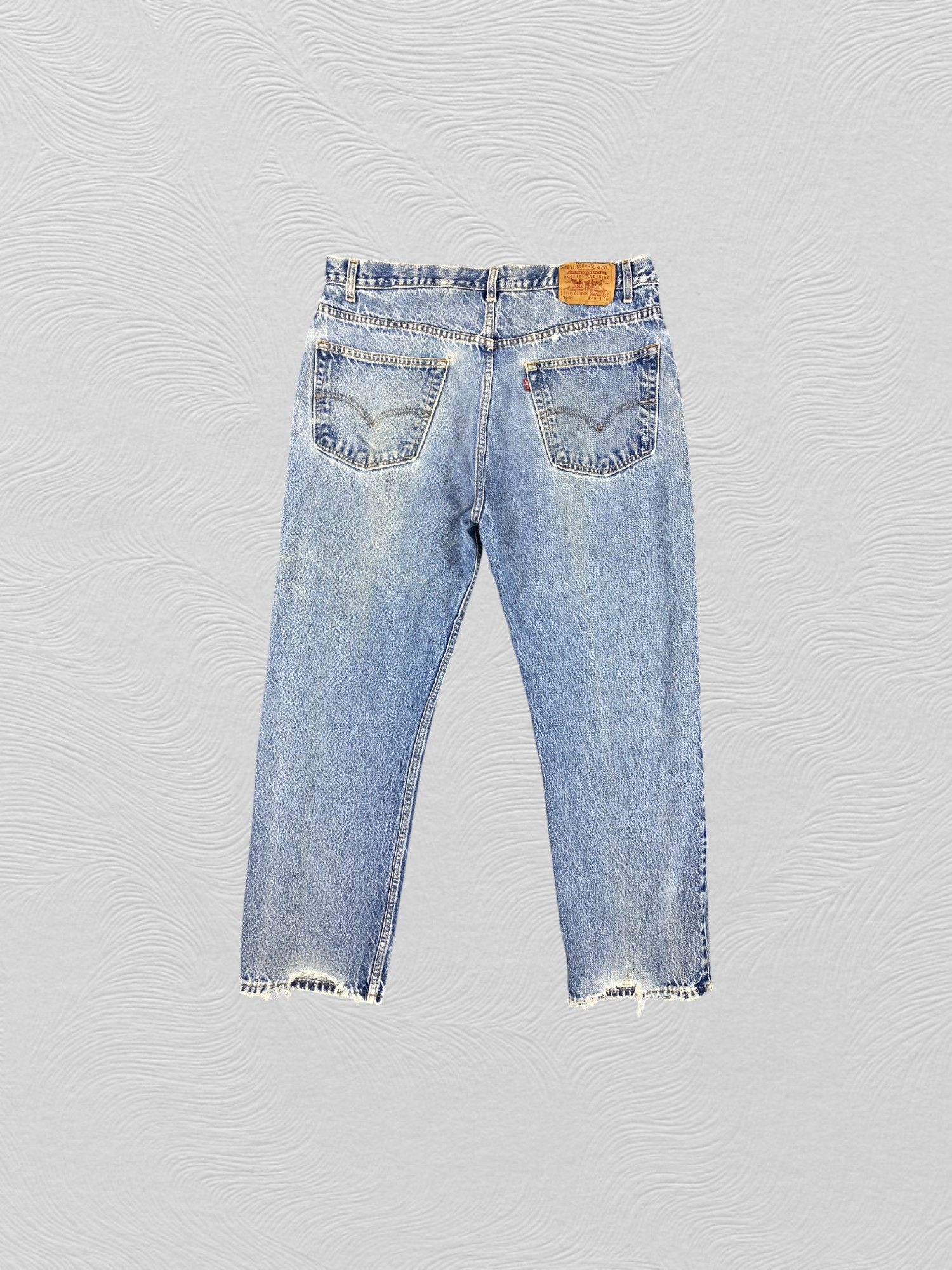 Levi's Blue Wash Vintage Levi's 505 Jeans 39x30 Denim -JN1296 Size US 39 - 2 Thumbnail
