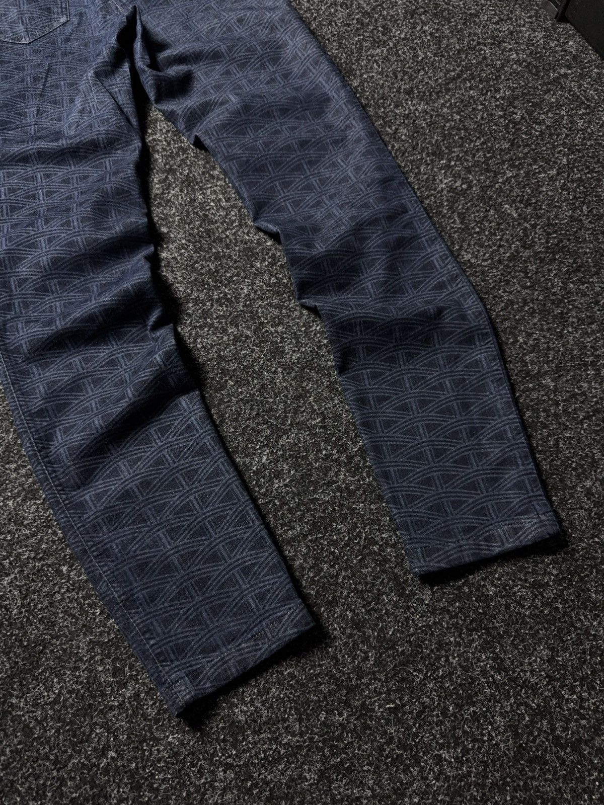 Escada Luxury Escada Geometric Pattern Denim Trousers Women’s 36 Size 30" / US 8 / IT 44 - 13 Thumbnail