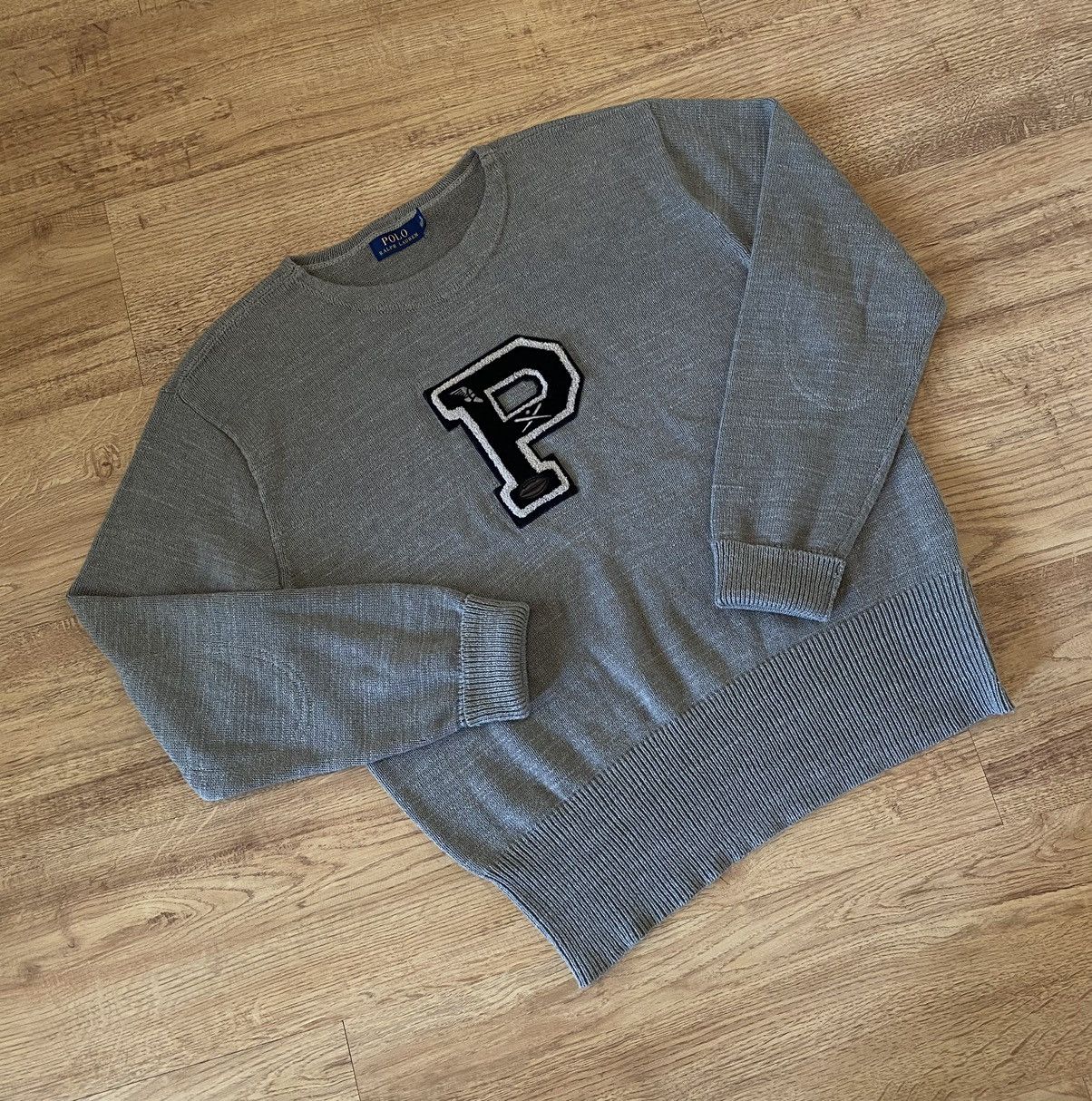 Polo Ralph Lauren 1992 Stadium P-Wing Sweater x Old Money