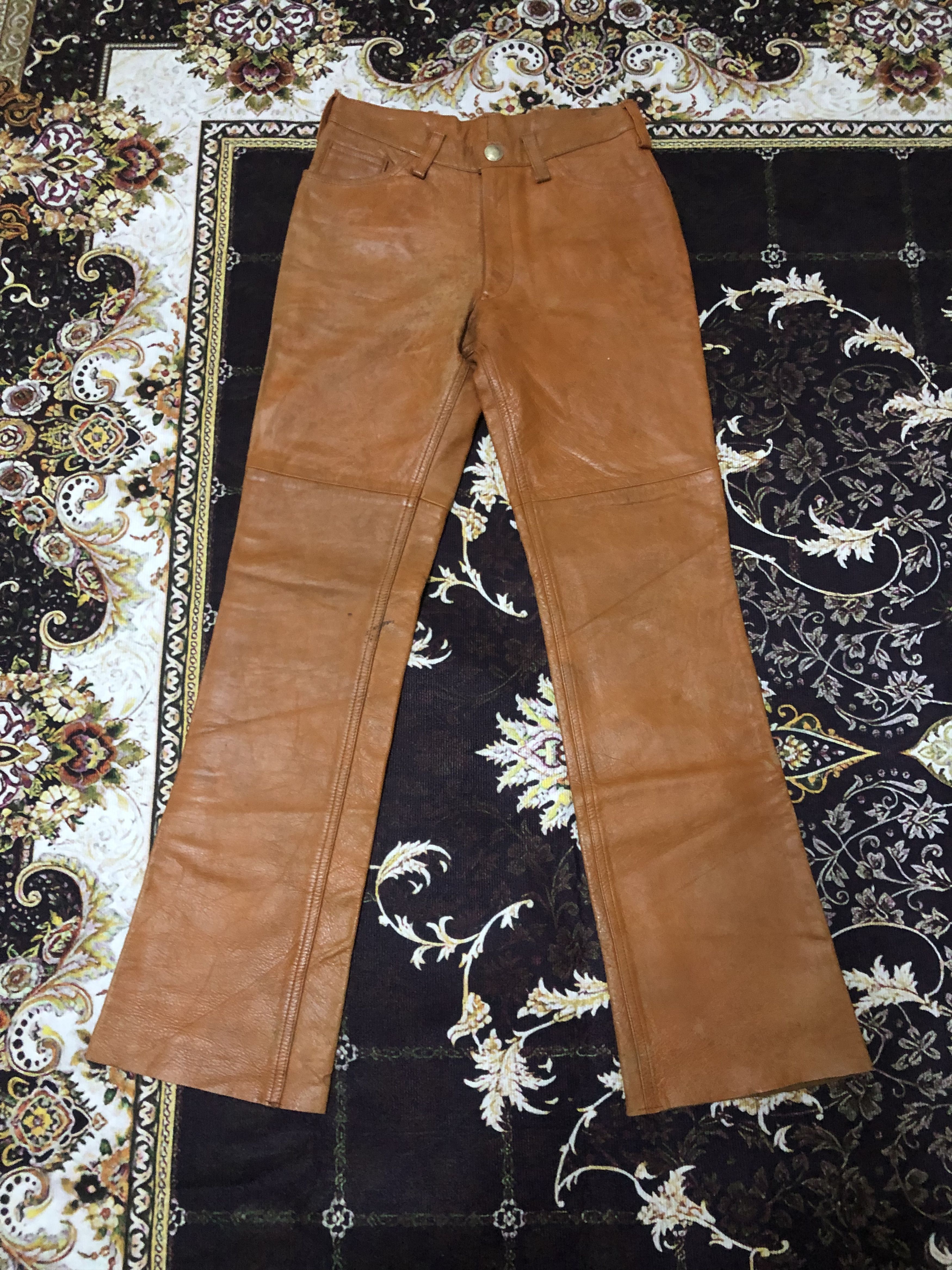 Redmoon × Vintage RedMoon leather pants Size US 28 / EU 44 - 2 Thumbnail