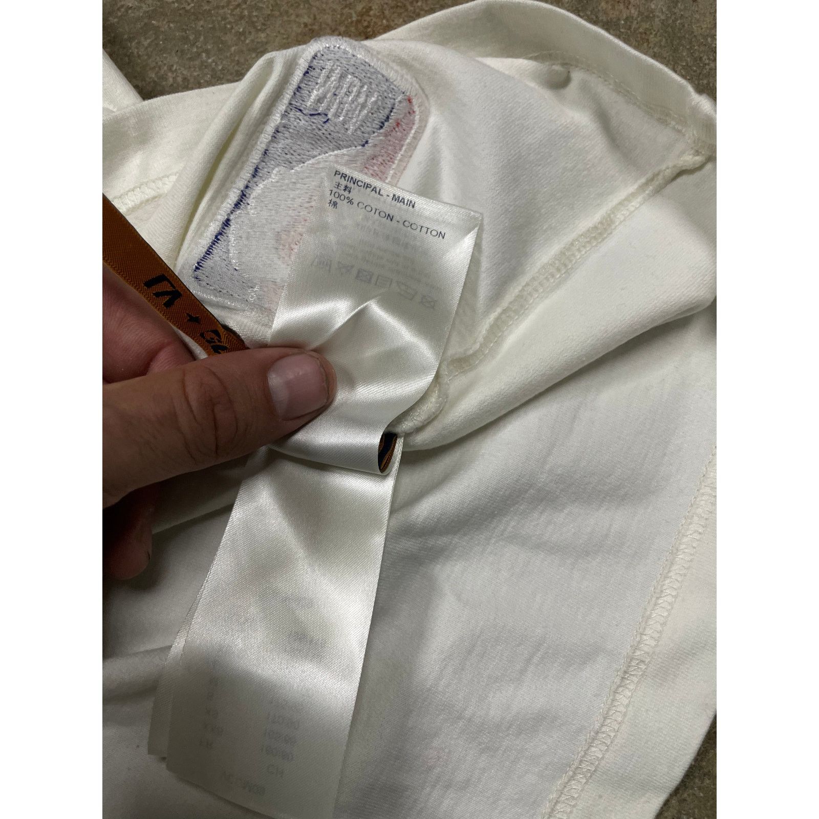 Louis Vuitton LV NBA Tee White Used Large Size US L / EU 52-54 / 3 - 4 Thumbnail