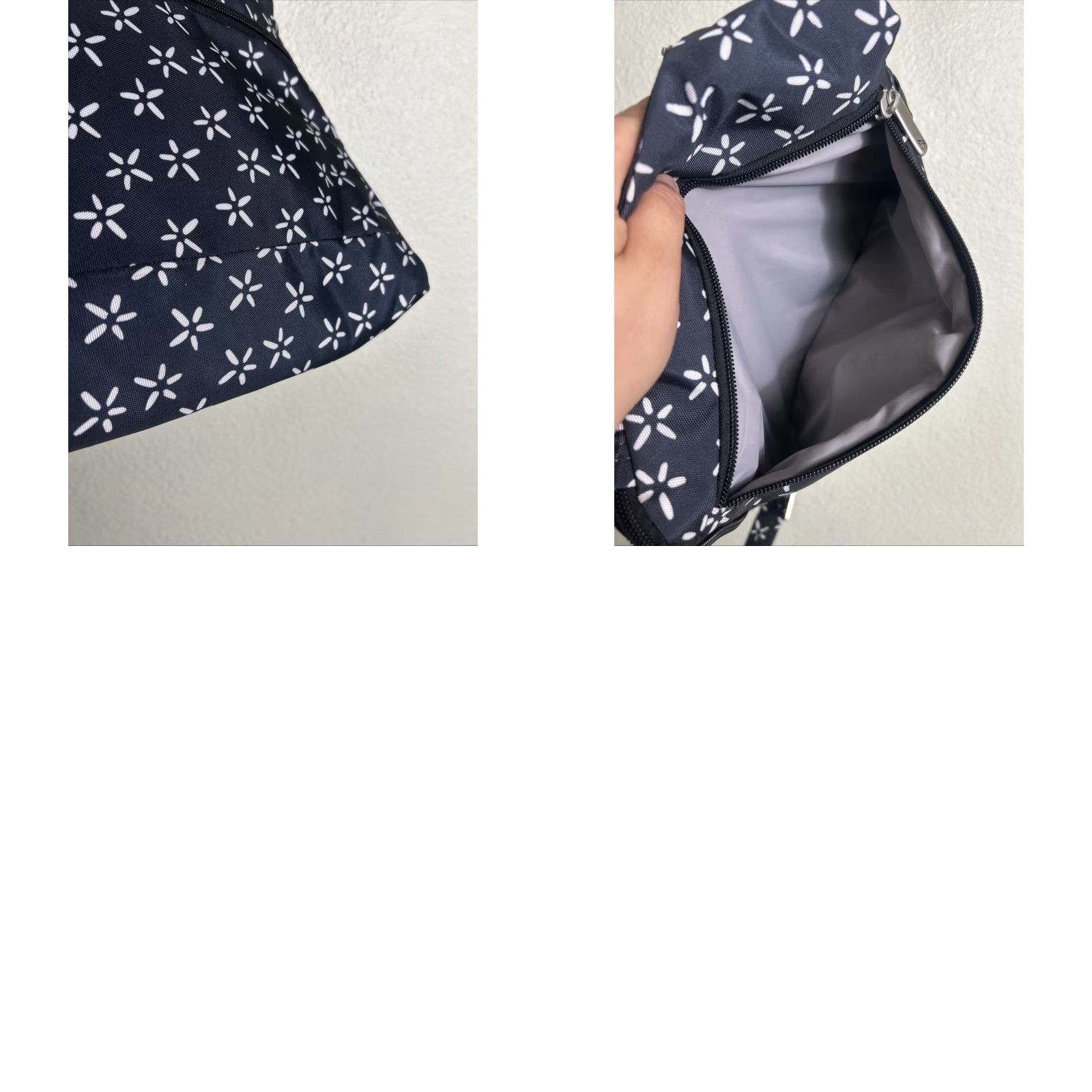 Vintage Travelon Crossbody RFID Travel Bag Women Floral Black White 11x11x2 Size ONE SIZE - 11 Thumbnail