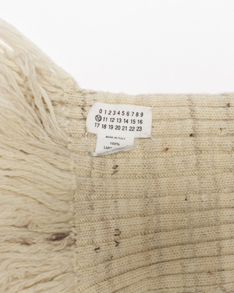 Maison Margiela Martin Margiela Line 10 Miss Deanna Oversized Wool Scarf Size ONE SIZE - 4 Thumbnail