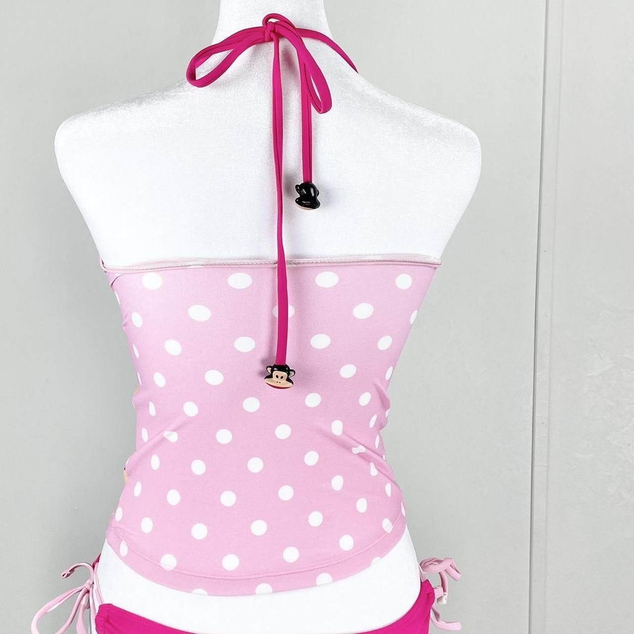 Paul Frank ✩ Pink Paul Frank Polka Dot Julius Charm Bikini Set ♡ Size S / US 4 / IT 40 - 7 Thumbnail