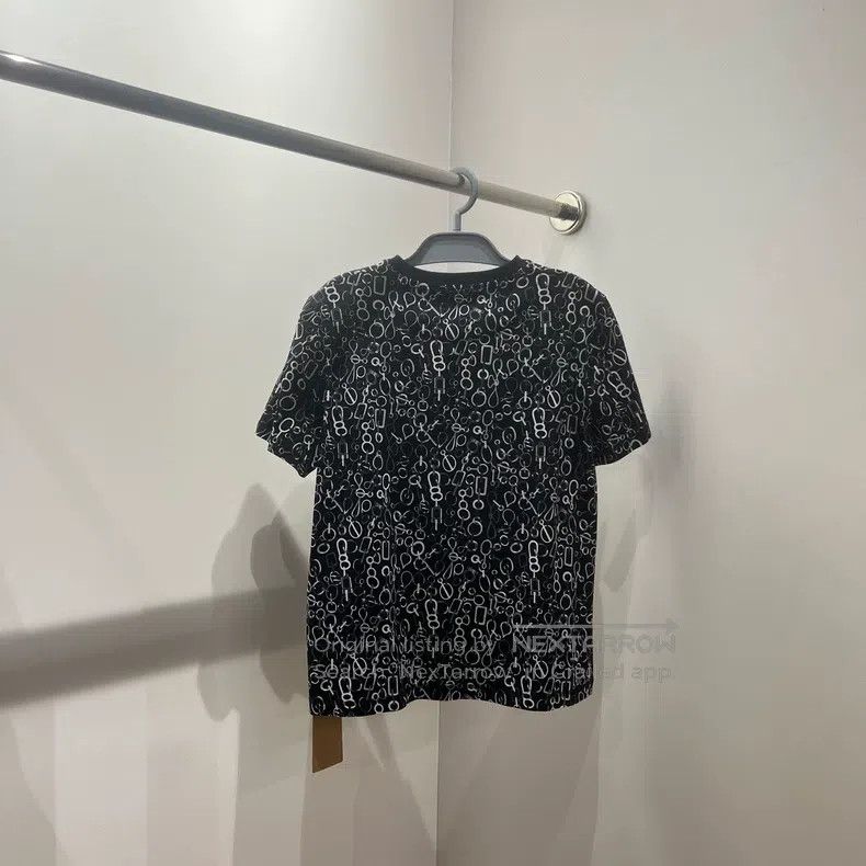 Hermes Hermes Chain Pattern Full Print Round Neck Short Sleeve T- Size S / US 4 / IT 40 - 2 Thumbnail
