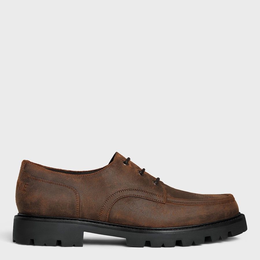 Celine o1d2blof0226 Derby Shoes in Dark Brown Size US 9 / EU 42 - 1 Thumbnail