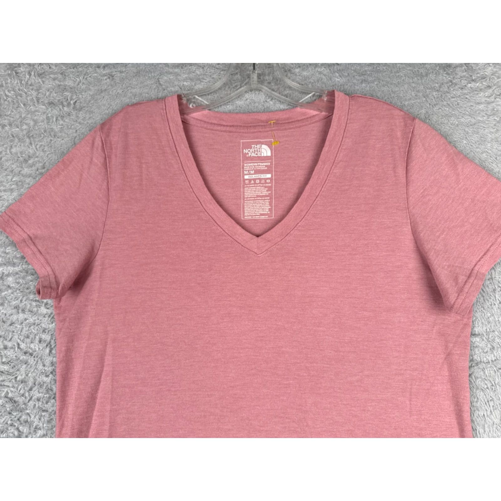 The North Face The North Face Shirt Women M Pink V-Neck Short Sleeve Relaxed Fit Tri-Blend Size M / US 6-8 / IT 42-44 - 4 Thumbnail