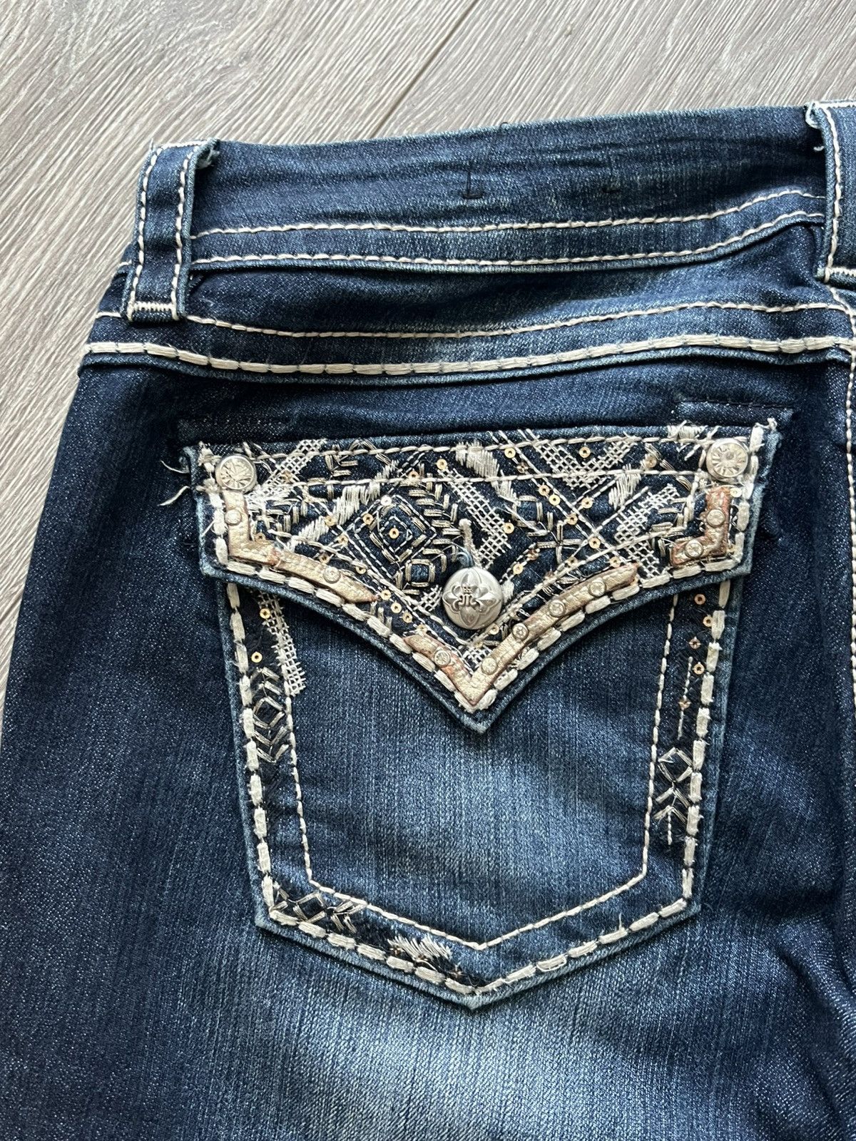 Miss Me Vintage Miss Me Jeans Y2K Skinny Size 29" - 3 Thumbnail