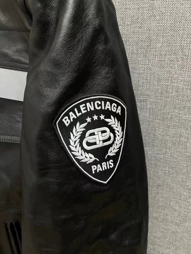 Balenciaga Balenciaga police uniform leather jacket jacket-2507 Size US L / EU 52-54 / 3 - 3 Thumbnail
