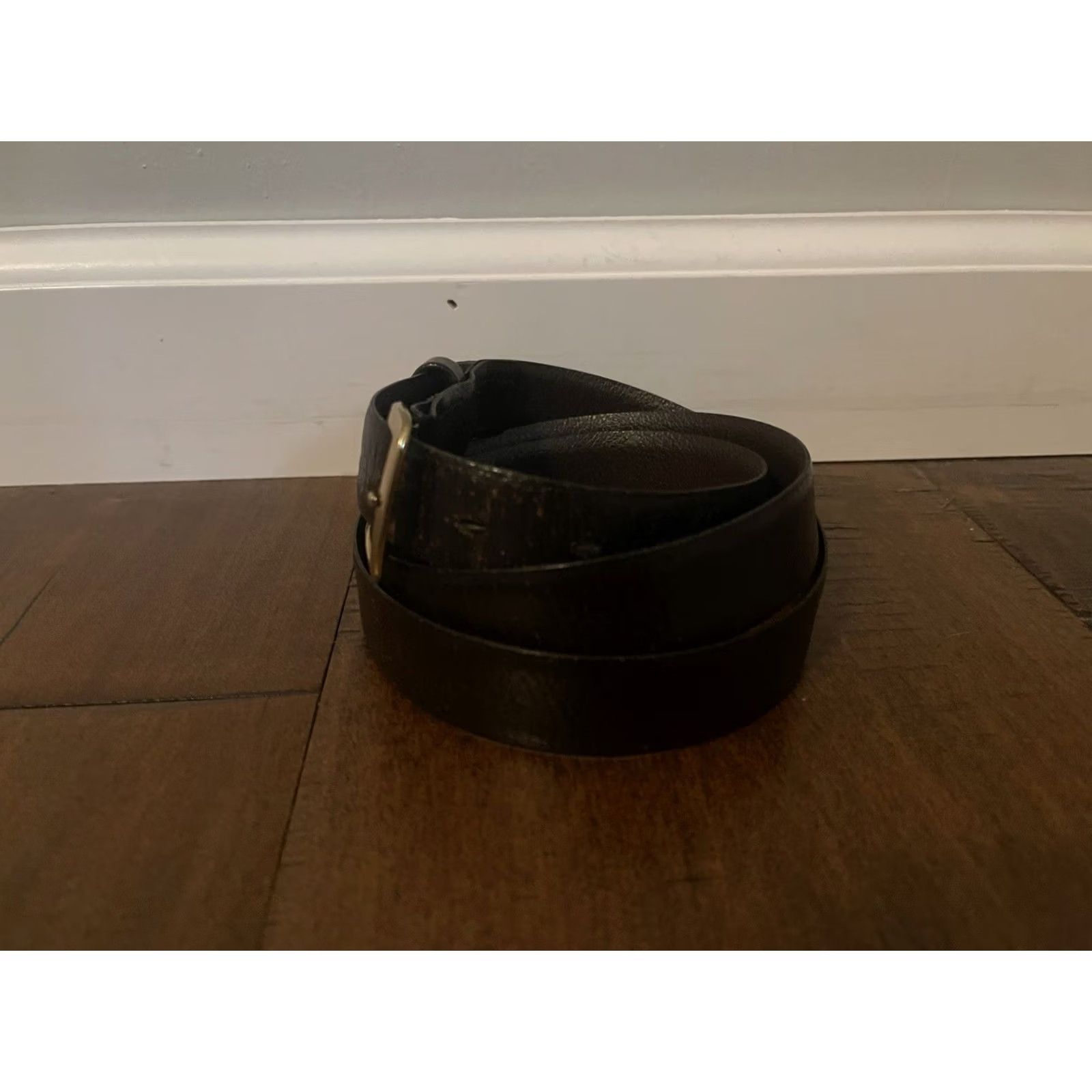 Vintage VINTAGE Hickok Dress Belt Size 40 Dark Brown Split Cowhide Leather Men's 1" Size 40 - 3 Thumbnail