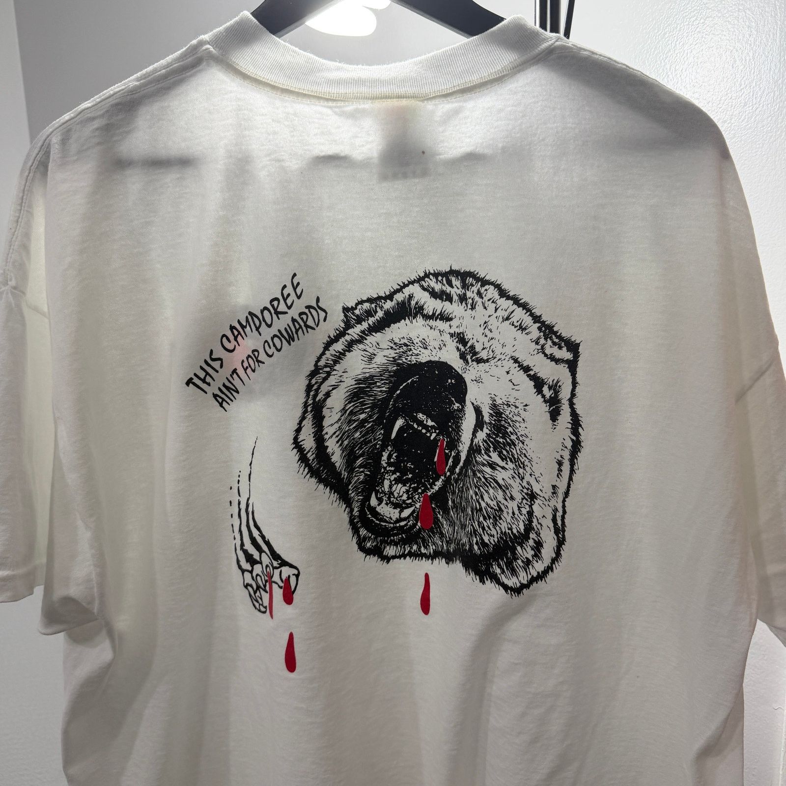 Vintage Vintage Bear This Camporee Aint for Cowards Shirt Men's XL Size US XL / EU 56 / 4 - 1 Thumbnail