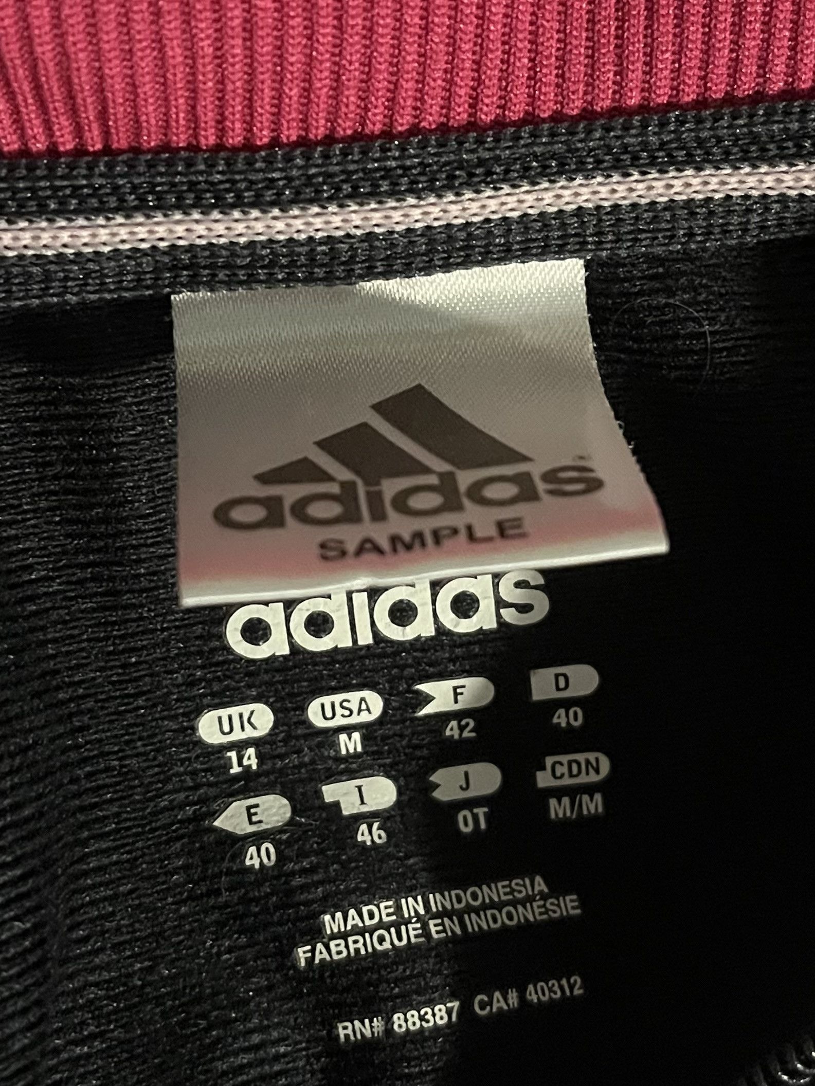 Adidas Adidas Sample Track Jacket Colorblock Full Zip Athletic Size M / US 6-8 / IT 42-44 - 3 Thumbnail