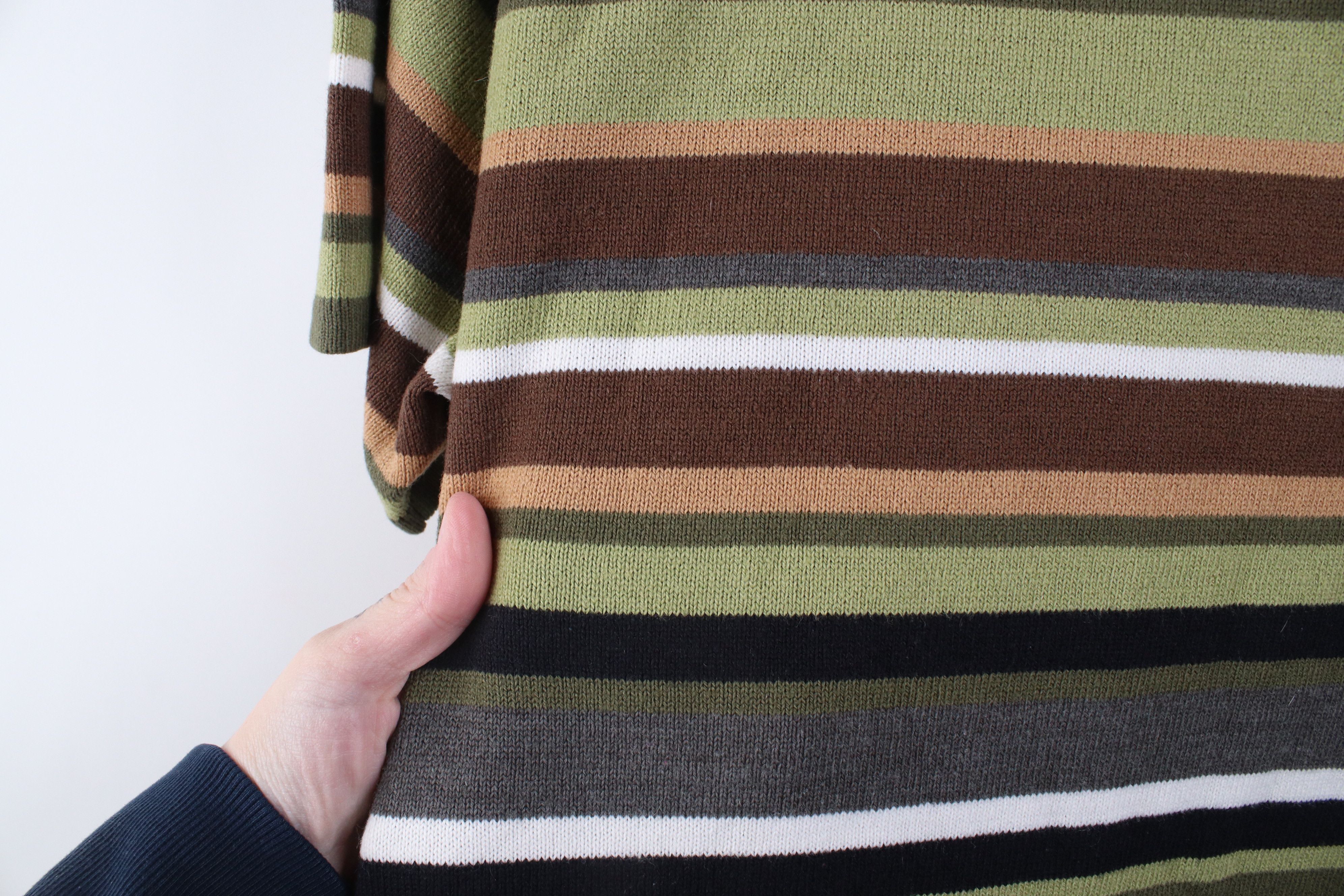 Vintage Vintage 90s Y2K Babydoll Block Knit Joey Potter Sweater Size L / US 10 / IT 46 - 4 Thumbnail