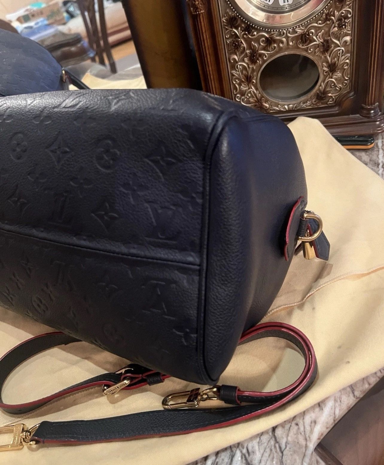 Louis Vuitton Louis Vuitton Speedy Bandouliere Empreinte Leather 30 Size ONE SIZE - 14 Thumbnail