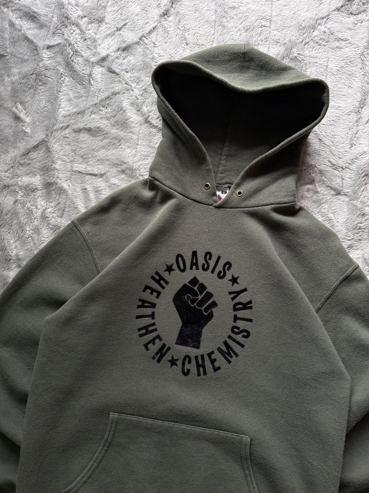 Vintage Oasis Heathen Chemistry Hoodie 2002’s Size US XXS / EU 40 - 2 Thumbnail