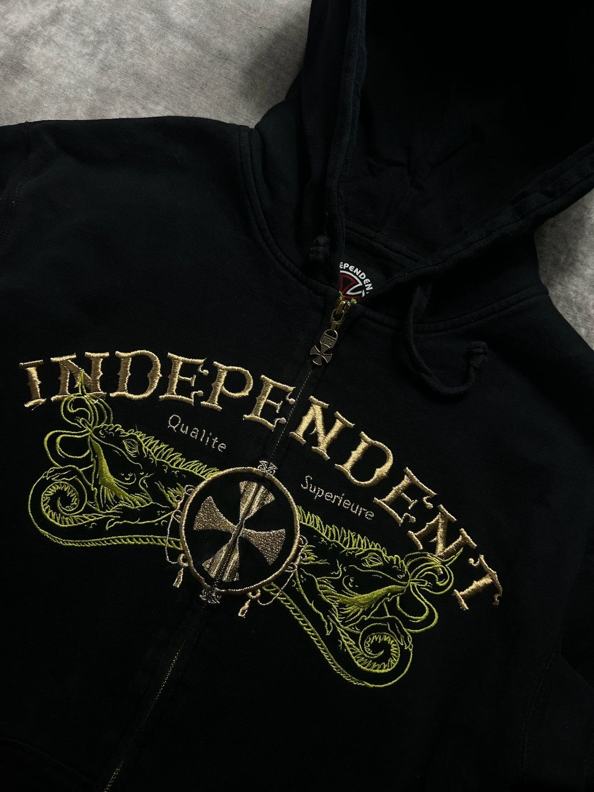 Independent Truck Co. Independent Trucks full zip hoodie big logo – streetwear rap Size US M / EU 48-50 / 2 - 4 Thumbnail