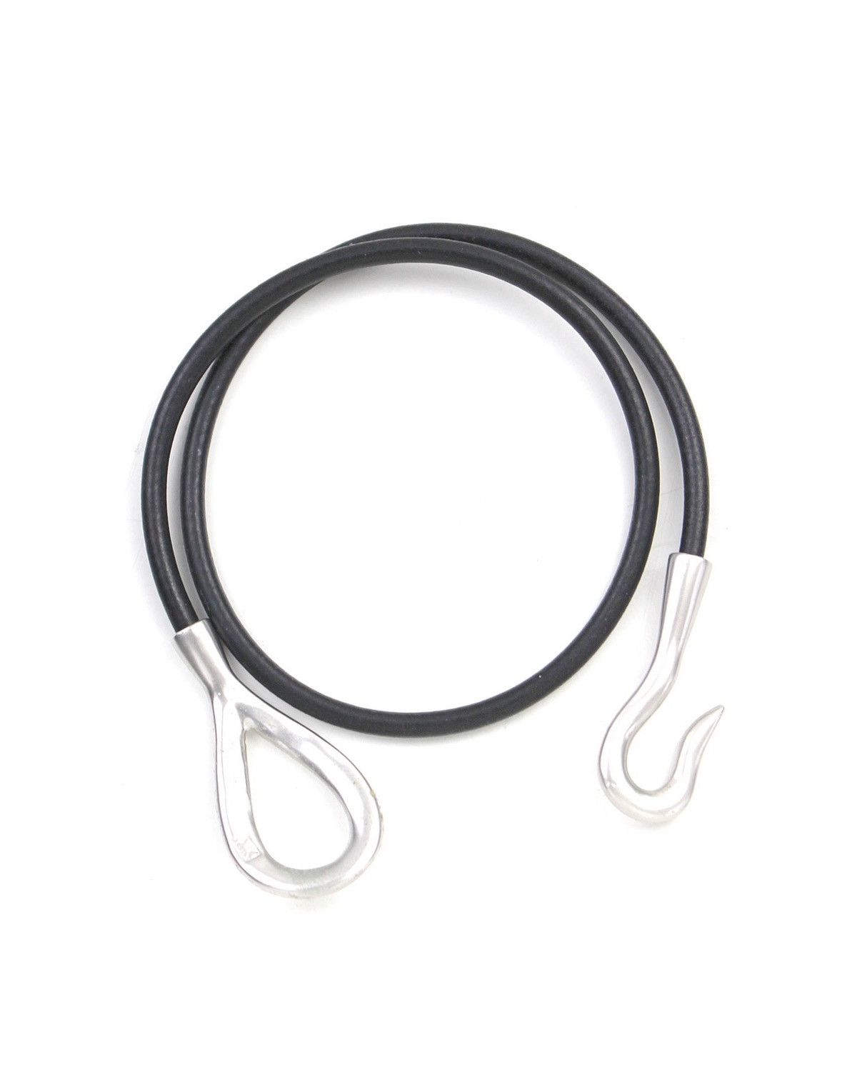 Michel Klein 2000S MICHEL KLEIN MINIMAL LEATHER HOOK BRACELET Size ONE SIZE - 1 Thumbnail