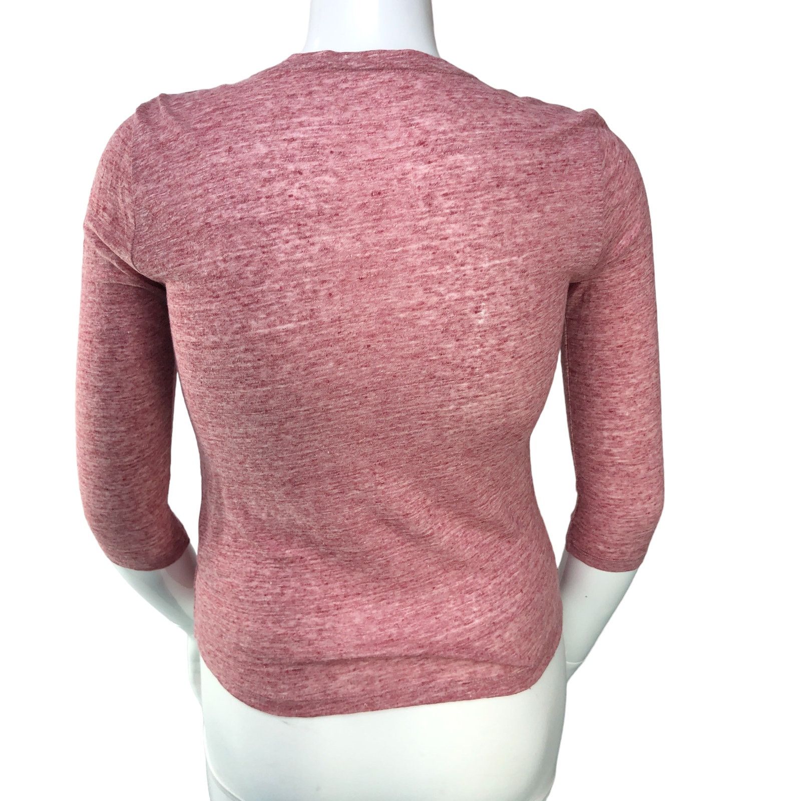 MAJESTIC FILATURES Majestic Filatures Size 3 US M Cardigan Linen V Neck Size M / US 6-8 / IT 42-44 - 7 Thumbnail